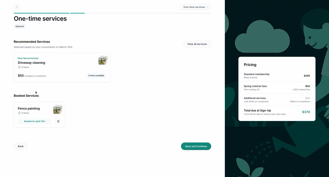 Lawnstack onboarding preview
